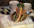 Bodegón con cangrejos de río Gustave Caillebotte